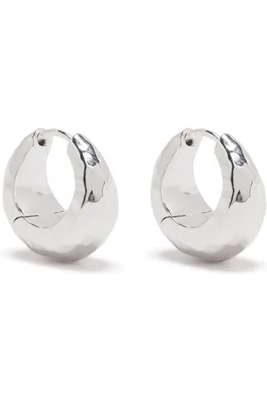 Dower and Hall Chunky tapered nomad huggie hoops