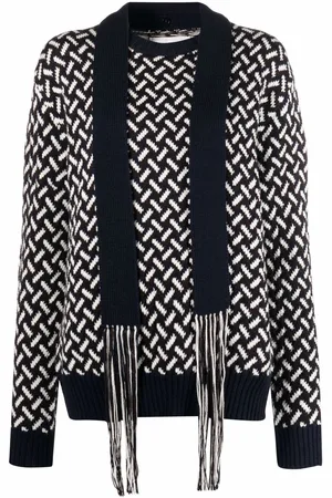 Jil Sander Scarf-detail wool jumper