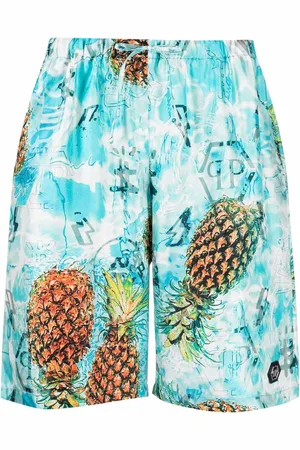 Philipp Plein Pineapple print lounge shorts
