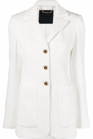 Philipp Plein Single-breasted cotton blazer
