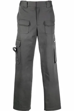 Helmut Lang Straight-leg cotton twill trousers