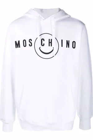 Moschino Logo-print organic-cotton hoodie