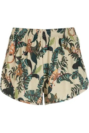 Lygia & Nanny Lee leaf-print shorts