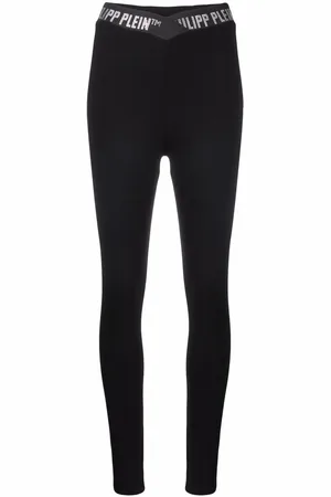 Philipp Plein Logo-embellished leggings