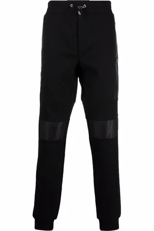 Philipp Plein Drawstring-waist cotton track trousers