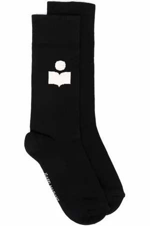 Isabel Marant Siloki logo-intarsia socks