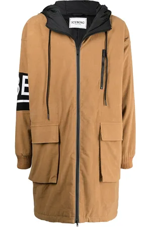 Iceberg Logo-print sleeve parka