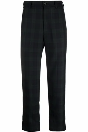 Comme des Garçons Check-print tailored trousers