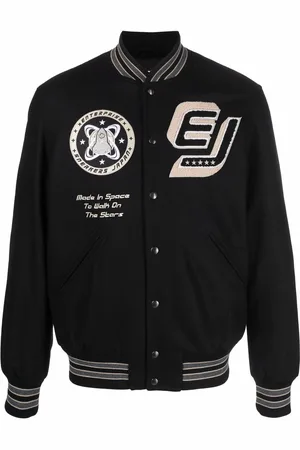 ENTERPRISE JAPAN Varsity patch-detail bomber jacket