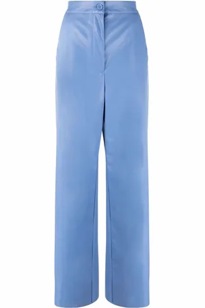 Maison Margiela Faux-leather straight-leg trousers