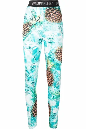 Philipp Plein Pineapple skied leggings