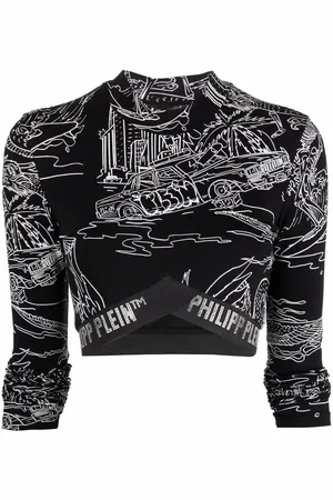 Philipp Plein Graphic logo jogging top