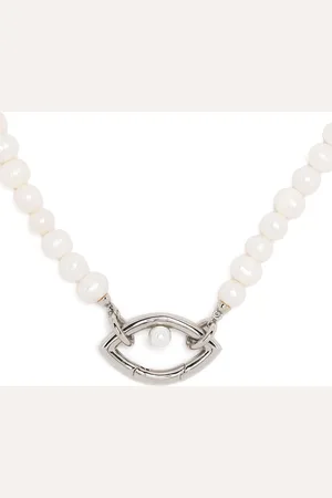 CAPSULE ELEVEN Eye pearl necklace