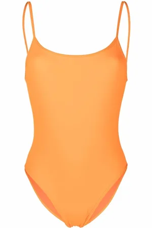 Manokhi Scoop-neck backless swimsuit