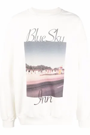 BLUE SKY INN Retro print logo sweatshirt