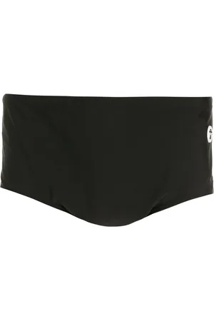 AMIR SLAMA Logo-patch swimming shorts