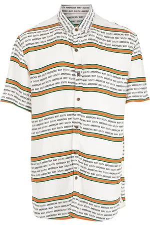 AMIR SLAMA Striped shortsleeved shirt