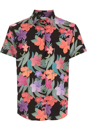 AMIR SLAMA Floral print shirt