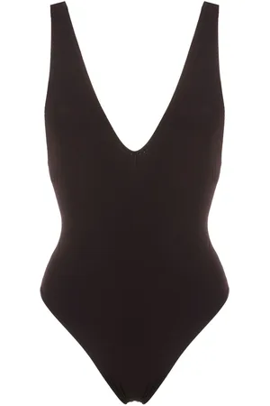 CLUBE BOSSA Cornetto plunging V-neck swimsuit