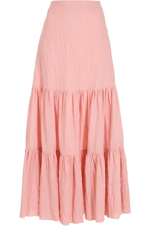 CLUBE BOSSA Pisan tiered maxi skirt
