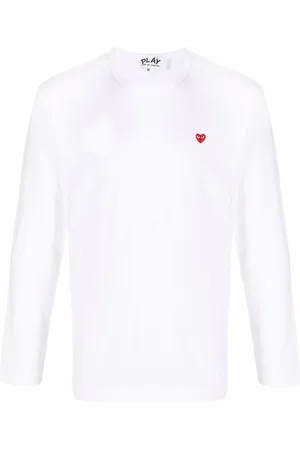 Comme des Garçons Pathc-detail cotton T-Shirt