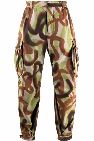 Dsquared2 Graffiti print cargo trousers