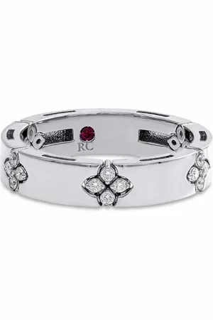 Roberto Coin 18kt white gold Love in Verona diamond ring