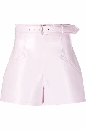 Serafini Belted structured shorts