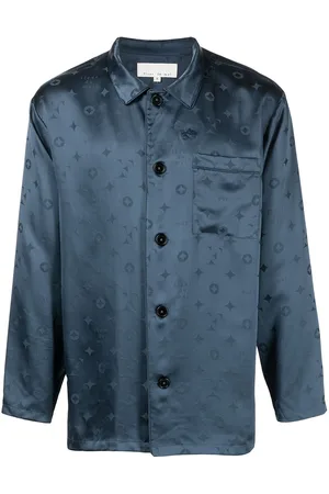 FLEUR DU MAL Jacquard silk pyjama top