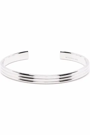 Missoma Fused triple ridge cuff bracelet