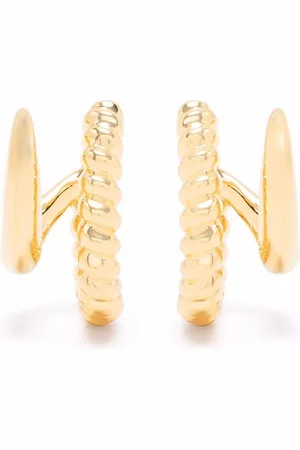 Missoma Twisted claw hoop earrings