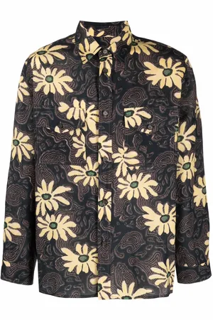 Nanushka Floral print shirt jacket