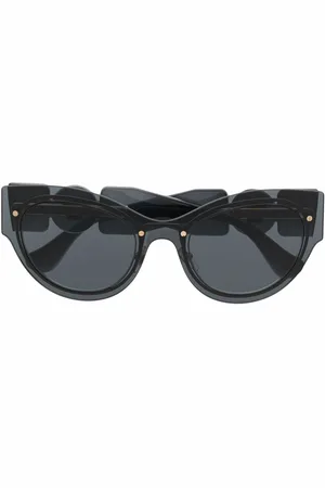 VERSACE Medusa-plaque cat eye-frame sunglasses
