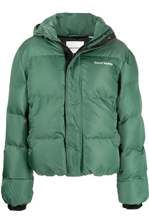 Daily paper Logo-print puffer jacket