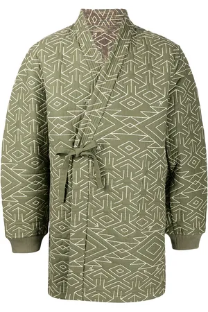 Maharishi Reversible padded wrap jacket