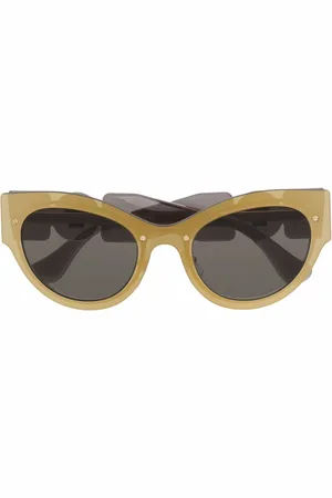 VERSACE Medusa-plaque cat eye-frame sunglasses
