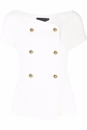 Philipp Plein Double-breasted short-sleeve blazer