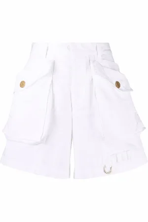 Dsquared2 High-waisted cotton shorts