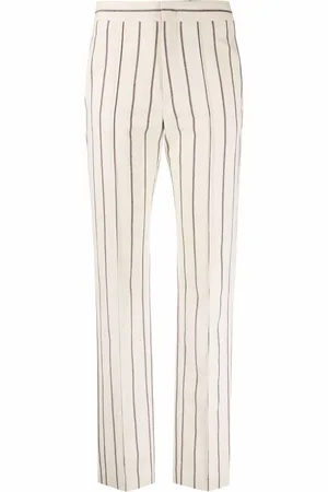 Isabel Marant Stripe-print slim-fit trousers