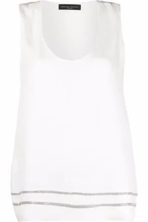 Fabiana Filippi Chain-link trim vest top