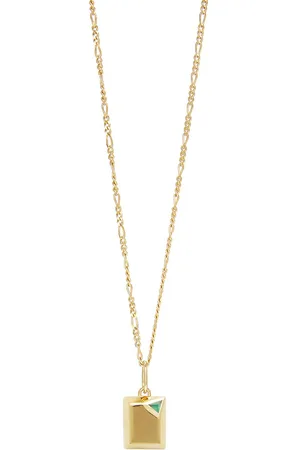 CAPSULE ELEVEN Jewel beneath signet pendant necklace