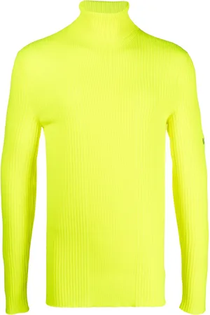 MARTINE ROSE Roll-neck ribbed-knit jumper