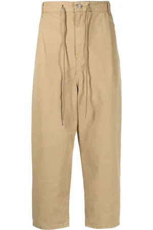 JUUN.J Cropped tapered-leg trousers