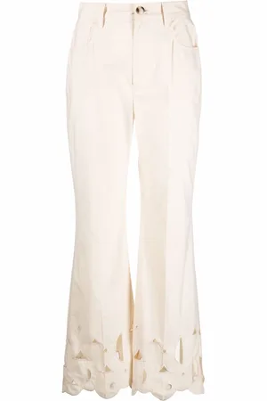 Nanushka Embroidered flared trousers