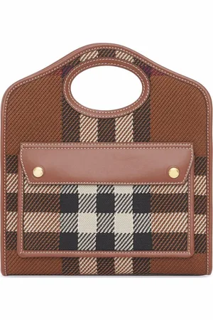 Burberry Mini knitted check Pocket bag