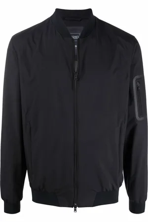 HERNO Zip-pocket bomber jacket