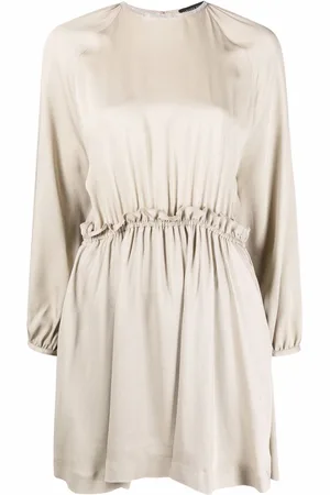 Fabiana Filippi Gathered-waist mini dress