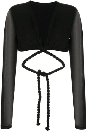 DION LEE Rope wrap top