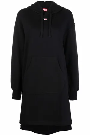 Diesel D-Ilse cotton hoodie dress
