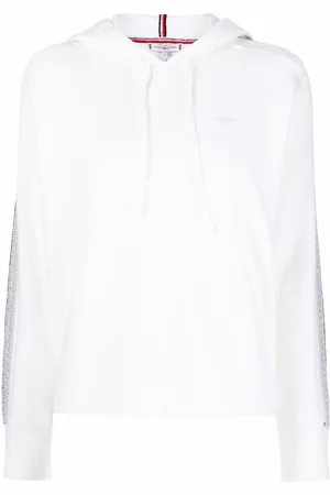 Tommy Hilfiger Side-stripe knitted hoodie